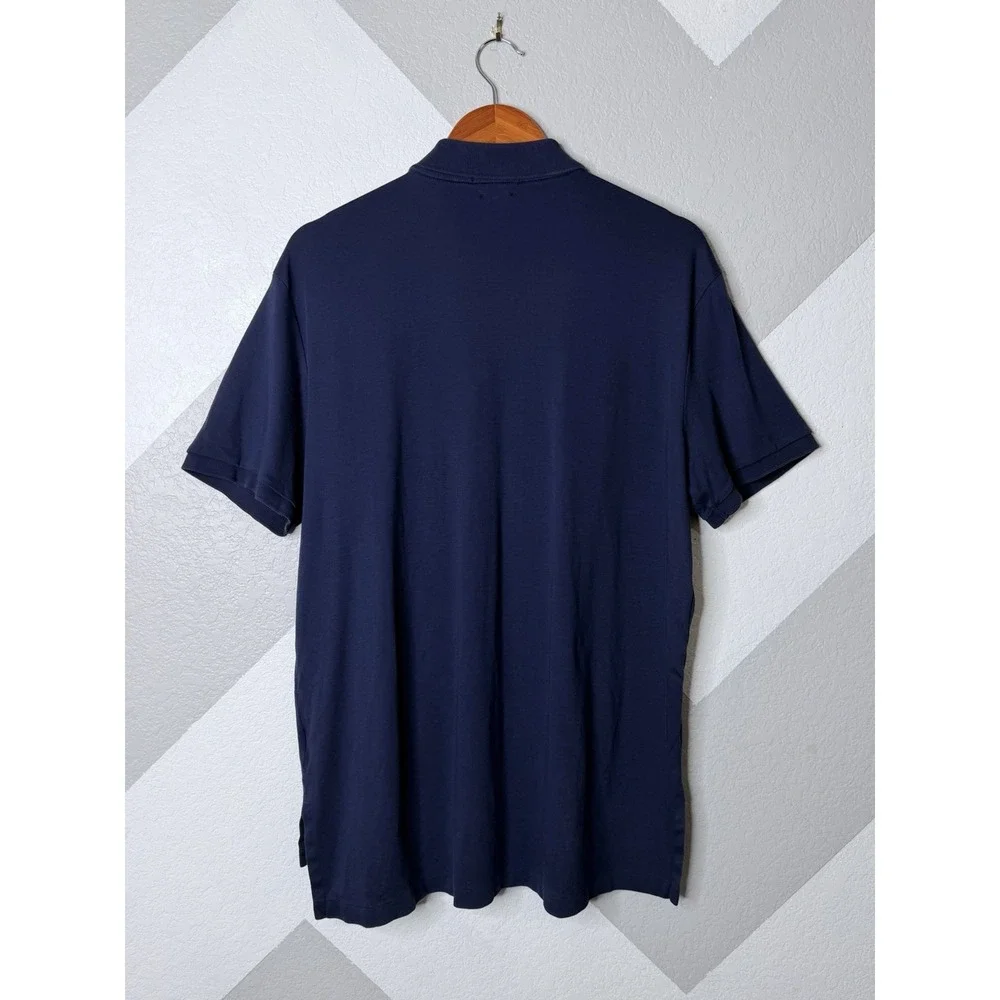 Polo Ralph Lauren Pima Soft Touch Polo Men's XL Navy Multicolor Pony Cotton